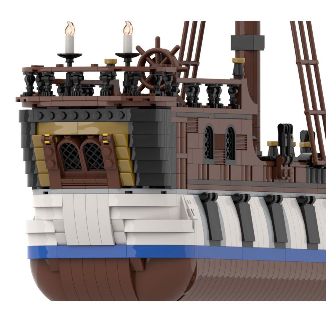 MOC - 155721 Merchant Ship Klemmbausteine - LesDiy - Klemmbausteine