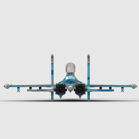 MOC - 156330 Su - 35 Militärkampfflugzeug - LesDiy - Klemmbausteine