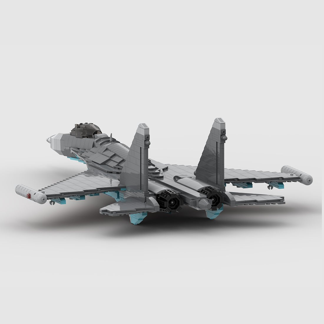 MOC - 156330 Su - 35 Militärkampfflugzeug - LesDiy - Klemmbausteine