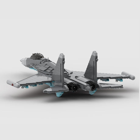 MOC - 156330 Su - 35 Militärkampfflugzeug - LesDiy - Klemmbausteine