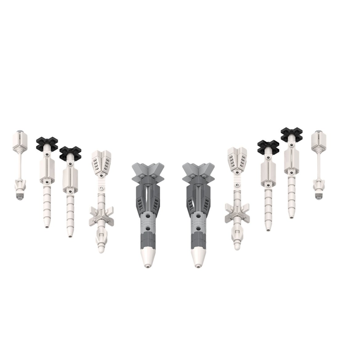 MOC - 156330 Su - 35 Militärkampfflugzeug - LesDiy - Klemmbausteine