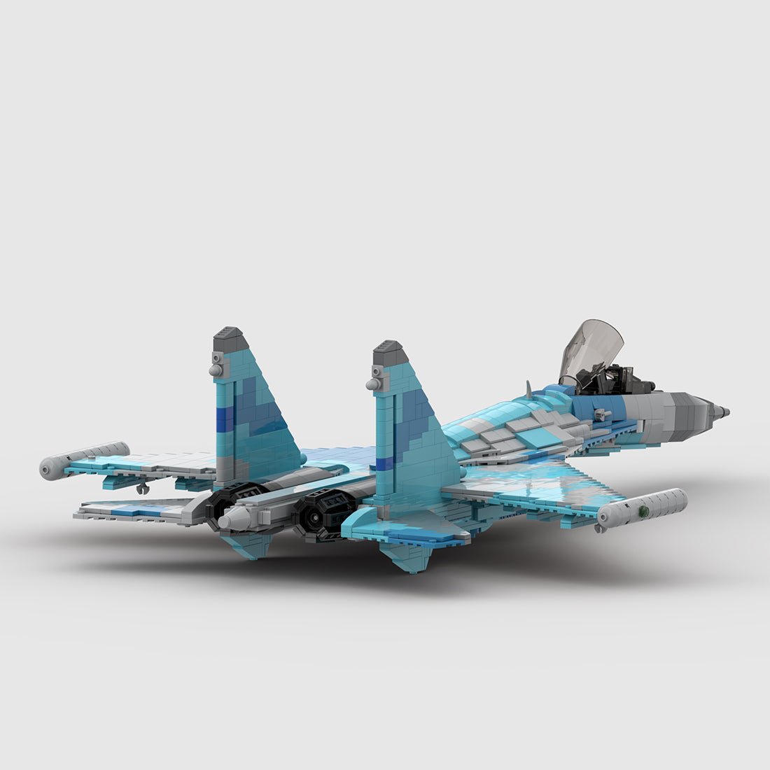 MOC - 156330 Su - 35 Militärkampfflugzeug - LesDiy - Klemmbausteine