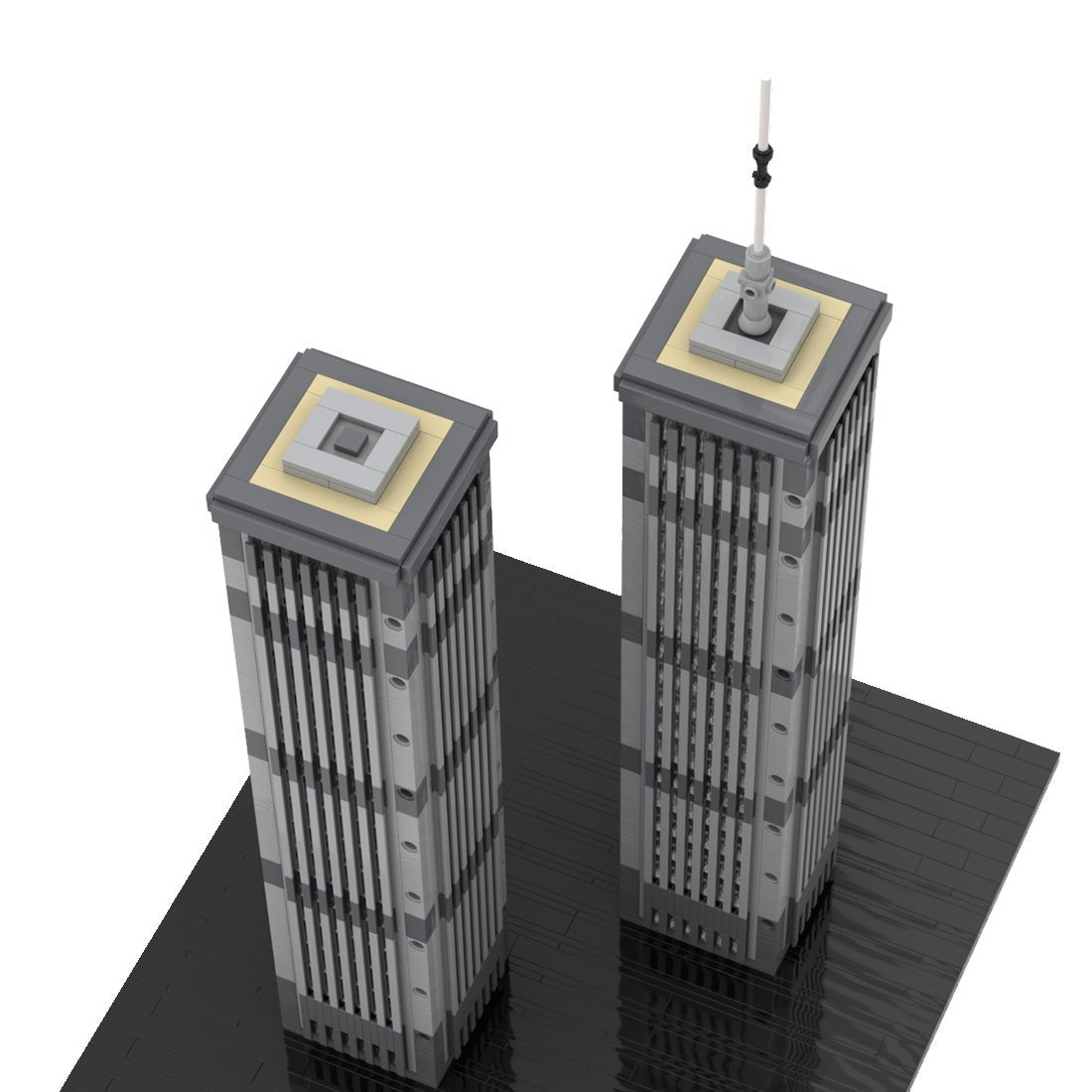 MOC - 156672 World Trade Center (09.11.01) Klemmbausteine - LesDiy - Klemmbausteine