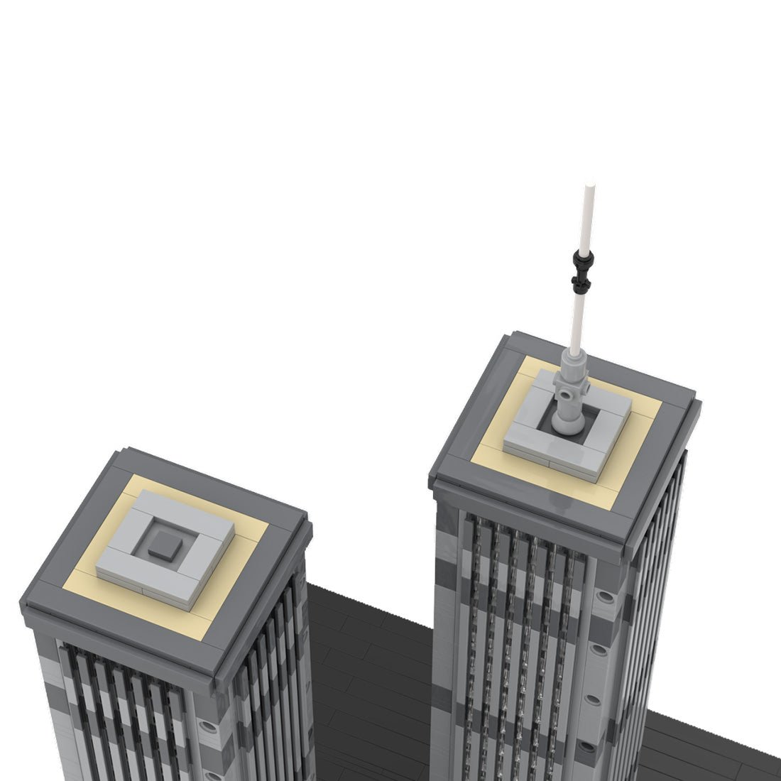 MOC - 156672 World Trade Center (09.11.01) Klemmbausteine - LesDiy - Klemmbausteine