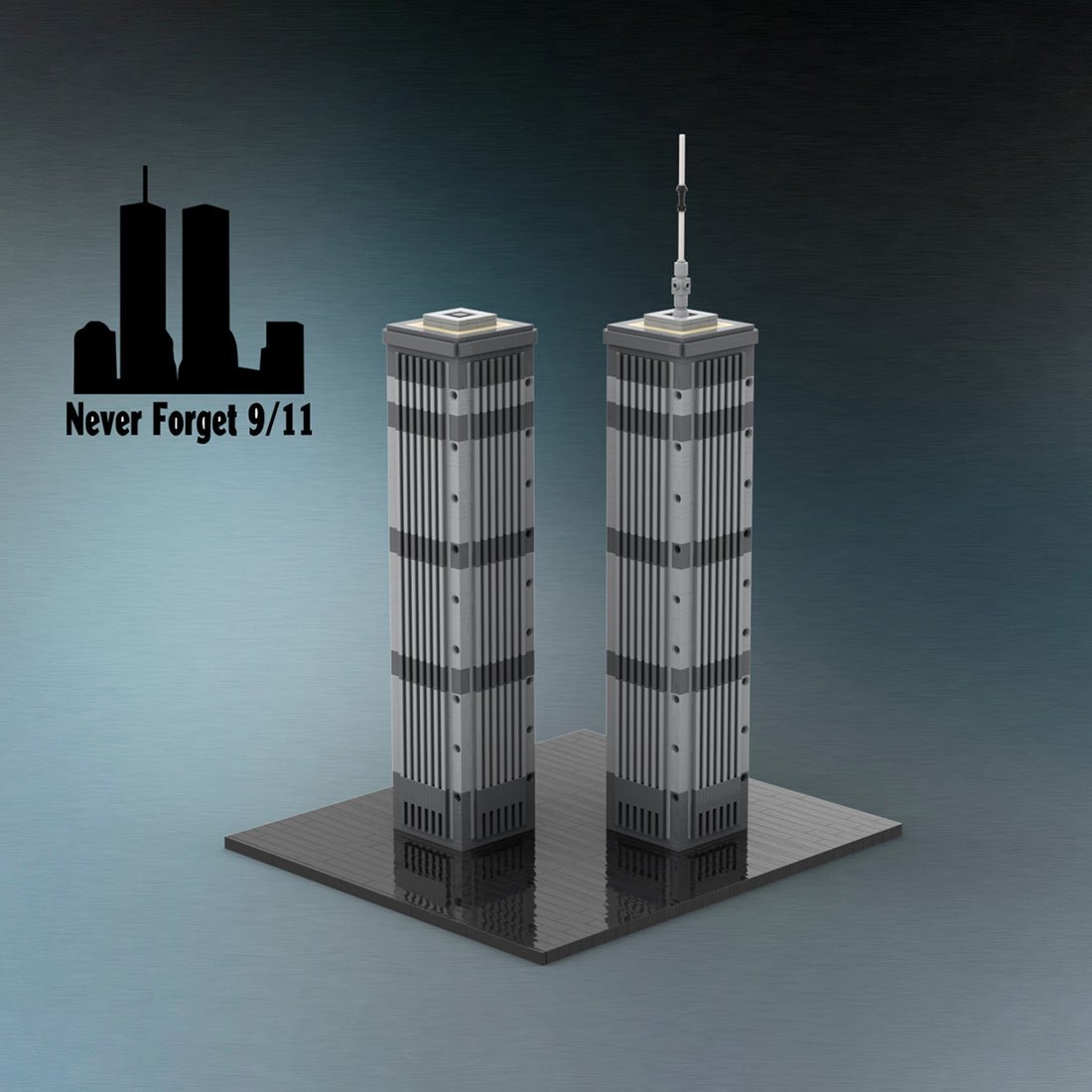 MOC - 156672 World Trade Center (09.11.01) Klemmbausteine - LesDiy - Klemmbausteine