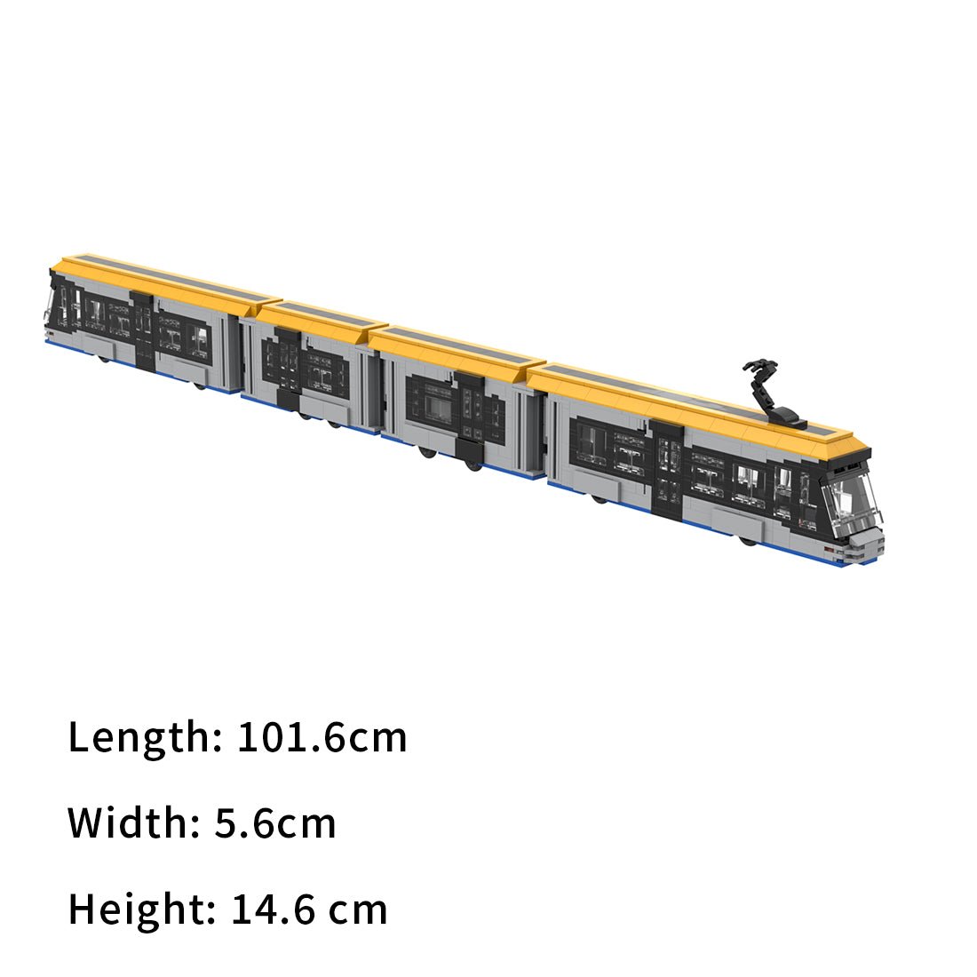 MOC - 156979 Tram LVB Leipzig Klemmbausteine - LesDiy - Klemmbausteine