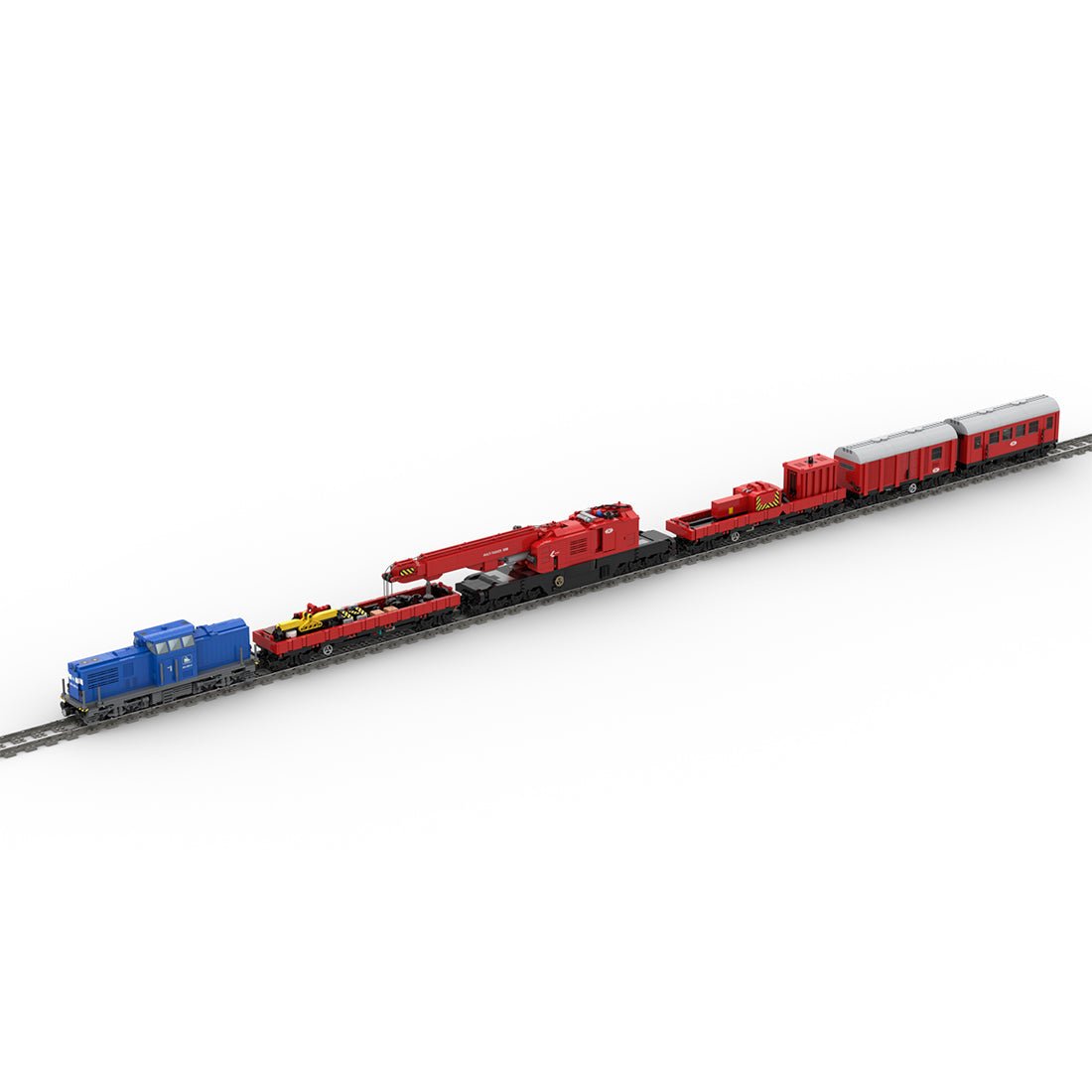 MOC - 156982 Emergency Crane Train – Multi Tasker Klemmbausteine - LesDiy - Klemmbausteine