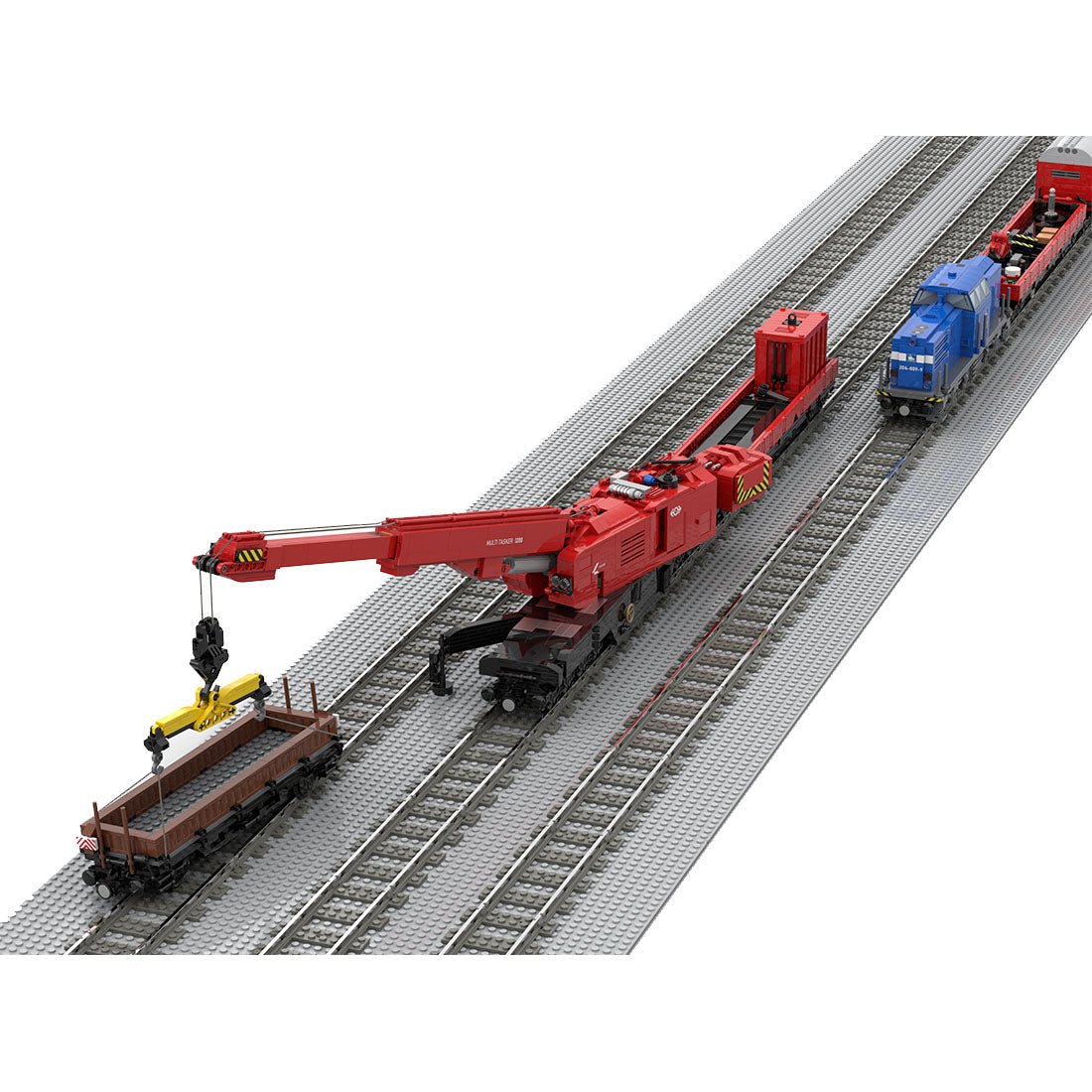 MOC - 156982 Emergency Crane Train – Multi Tasker Klemmbausteine - LesDiy - Klemmbausteine