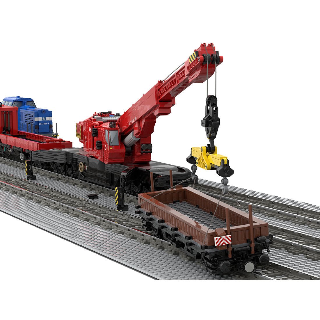 MOC - 156982 Emergency Crane Train – Multi Tasker Klemmbausteine - LesDiy - Klemmbausteine