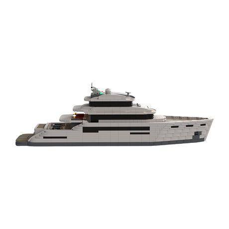MOC - 157092 Superyacht "LILLY" Klemmbausteine - LesDiy - Klemmbausteine
