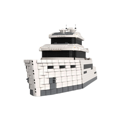 MOC - 157092 Superyacht "LILLY" Klemmbausteine - LesDiy - Klemmbausteine