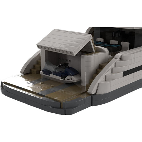 MOC - 157092 Superyacht "LILLY" Klemmbausteine - LesDiy - Klemmbausteine