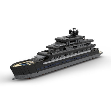 MOC - 157340 Large Luxury Yacht Klemmbausteine - LesDiy - Klemmbausteine