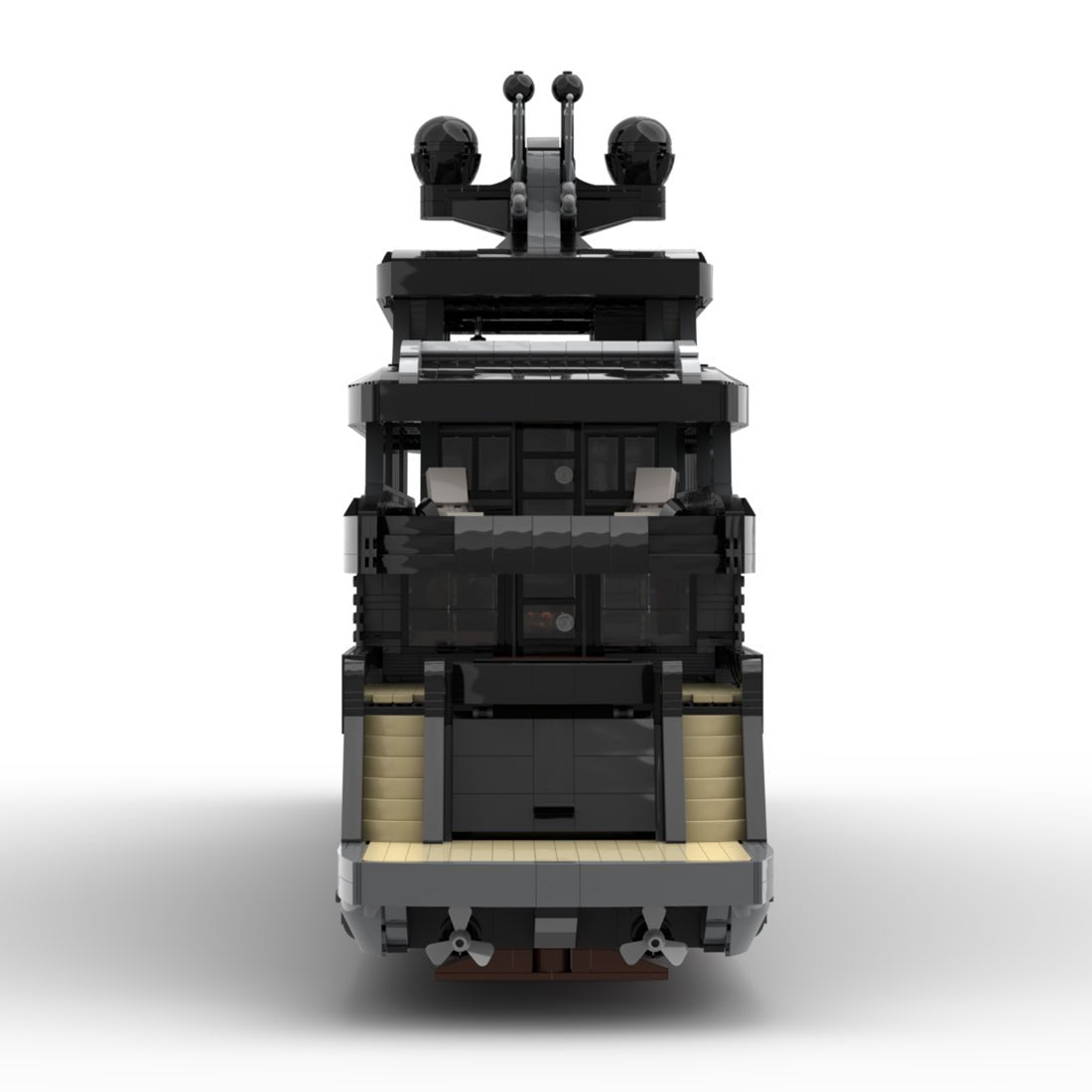 MOC - 157340 Large Luxury Yacht Klemmbausteine - LesDiy - Klemmbausteine