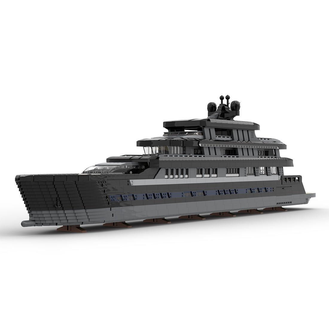 MOC - 157340 Large Luxury Yacht Klemmbausteine - LesDiy - Klemmbausteine
