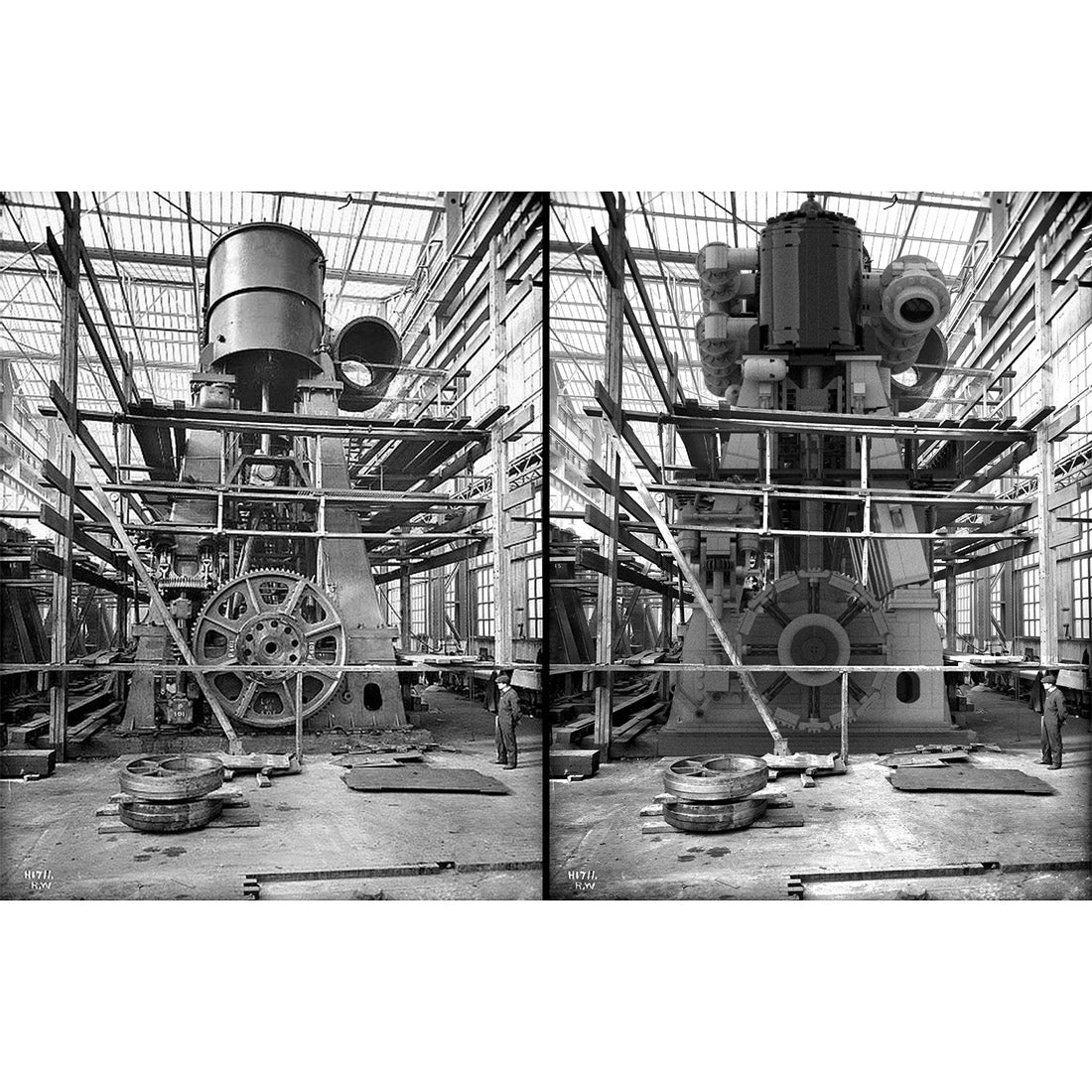 MOC - 157380 Titanic - Kolbendreifach Klemmbausteine - LesDiy - Klemmbausteine