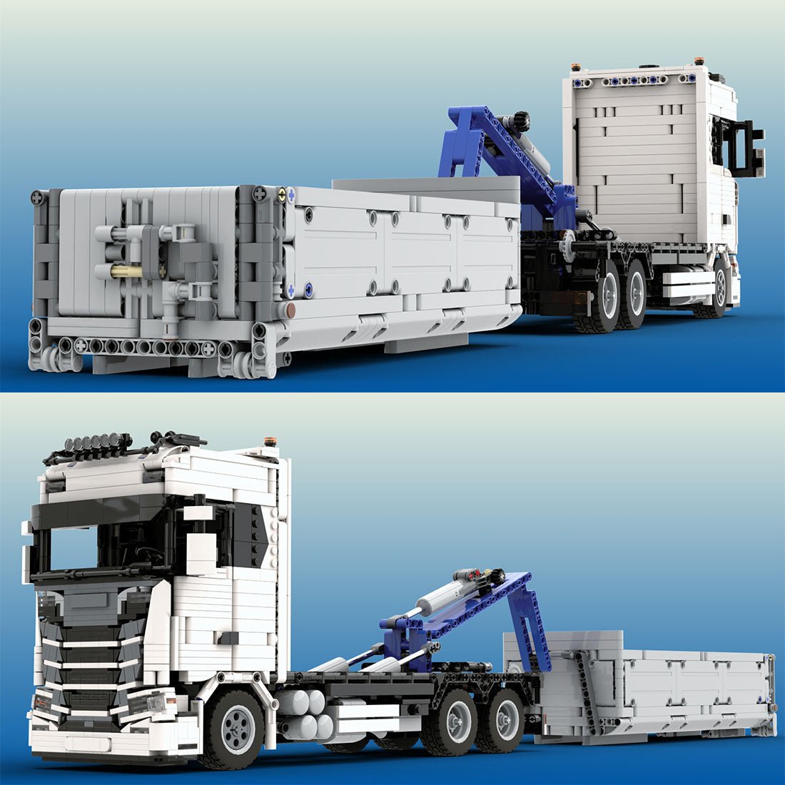 MOC - 157593 770S SCANIA 770S Hookloader 1:21 Klemmbausteine - LesDiy - Klemmbausteine