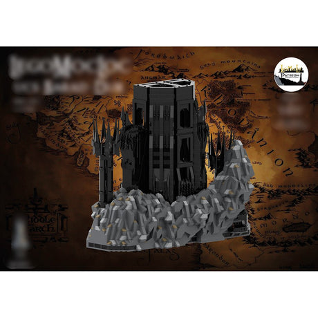 MOC - 157662 UCS Barad - Dur part 4/6 Klemmbausteine - LesDiy - Klemmbausteine