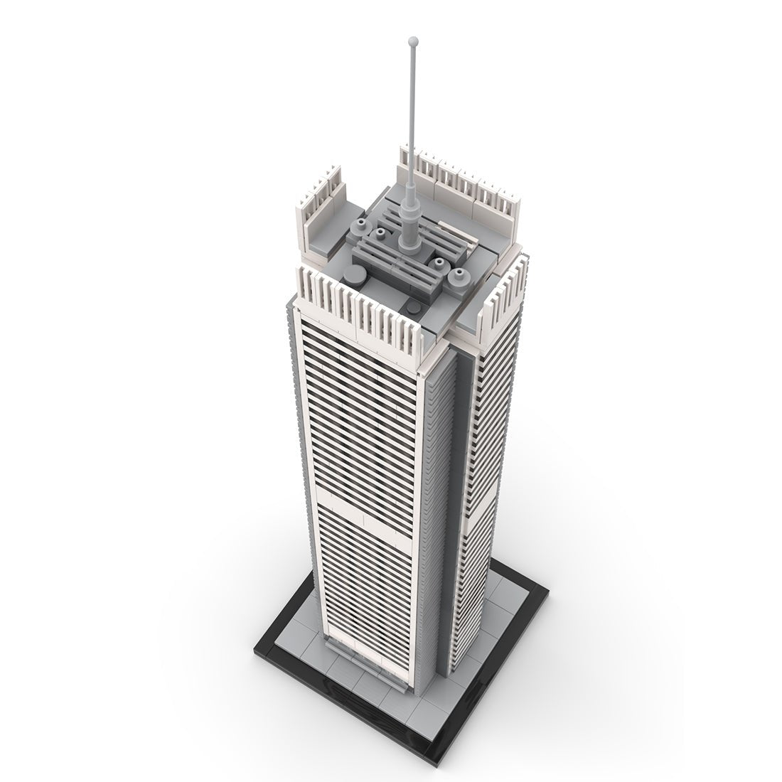 MOC - 158401 The New York Times Building / Tower 1:800 Scale Klemmbausteine - LesDiy - Klemmbausteine