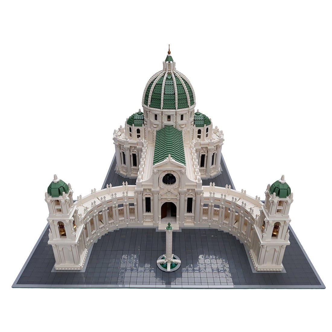 MOC - 15896 Baroque Cathedral Klemmbausteine - LesDiy - Klemmbausteine