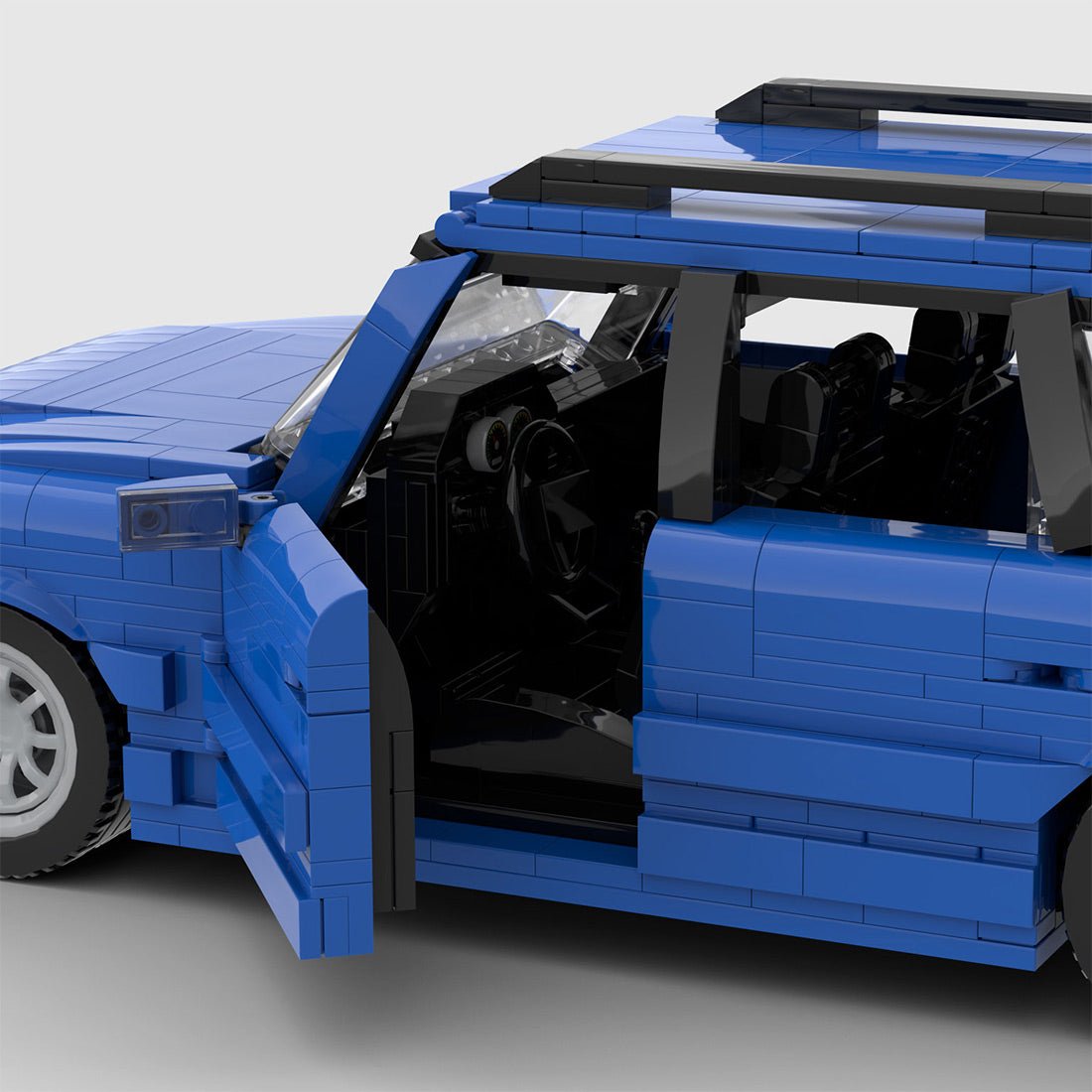 MOC-159092 Audi RS 2 Blue Klemmbausteine-LesDiy-Klemmbausteine