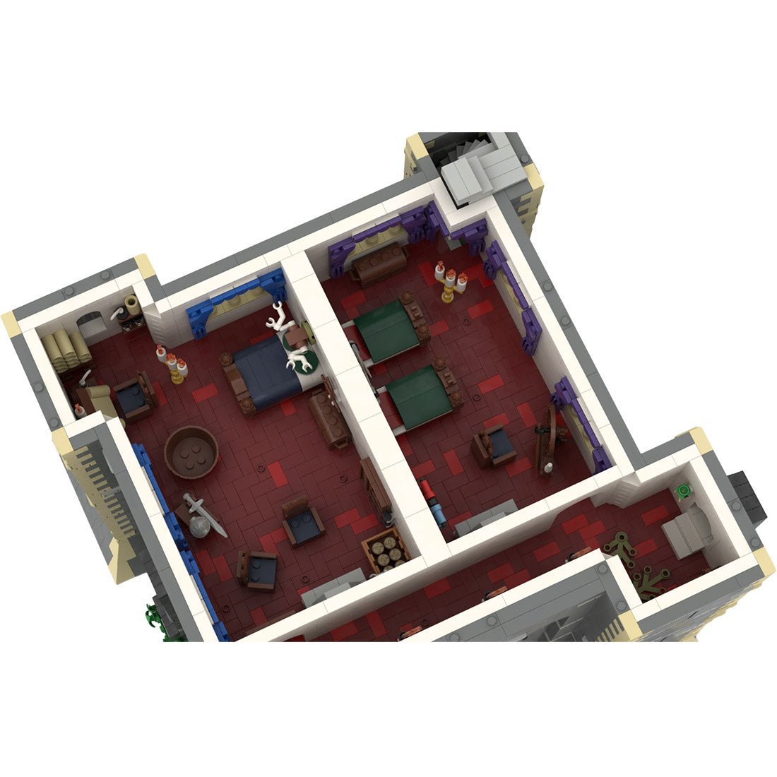 MOC - 159095 English Keep - Warchester Castle - LesDiy - Klemmbausteine