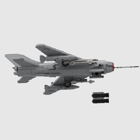 MOC - 159149 Mig 19S Klemmbausteine - LesDiy - Klemmbausteine