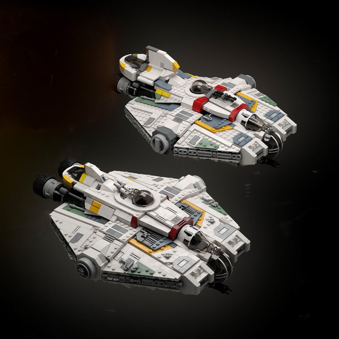 MOC - 159490 Sci - fi Ghost Spaceship Klemmbausteine - LesDiy - Klemmbausteine