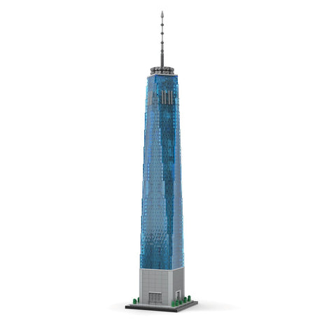MOC - 159549 One World Trade Center im Maßstab 1:800 Klemmbausteine - LesDiy - Klemmbausteine