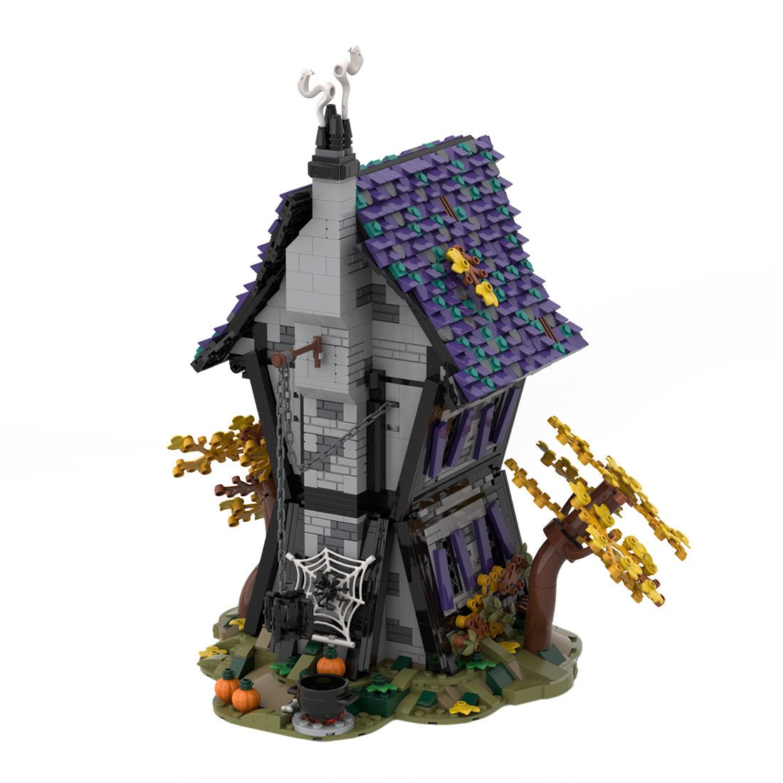 MOC - 159686 Witches' House Klemmbausteine - LesDiy - Klemmbausteine