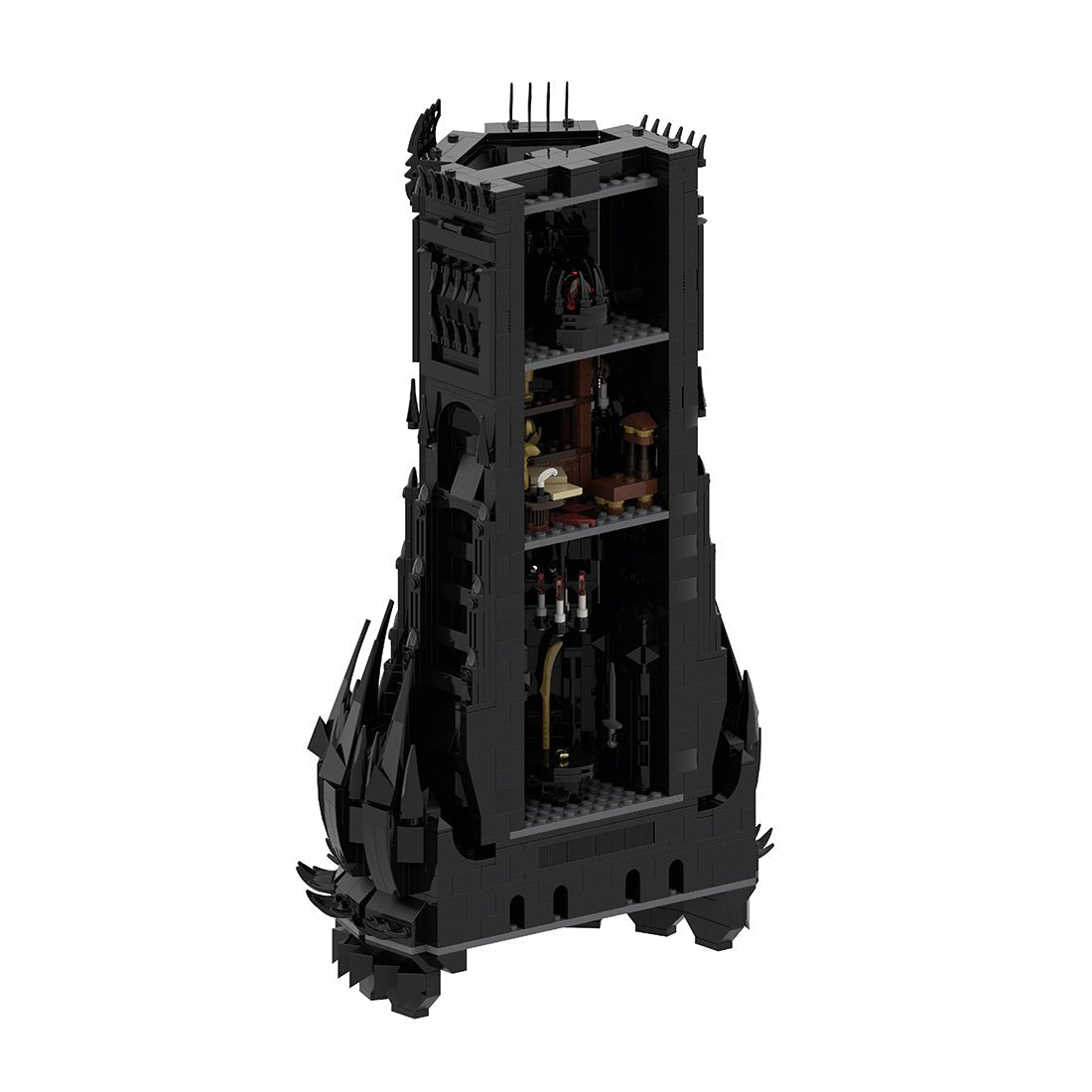 MOC - 160180 UCS Barad - Dur part 5/6 Klemmbausteine - LesDiy - Klemmbausteine