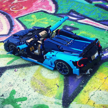 MOC - 16029 McLaren 570S – Bugatti 42083 B - Modell Klemmbausteine - LesDiy - Klemmbausteine