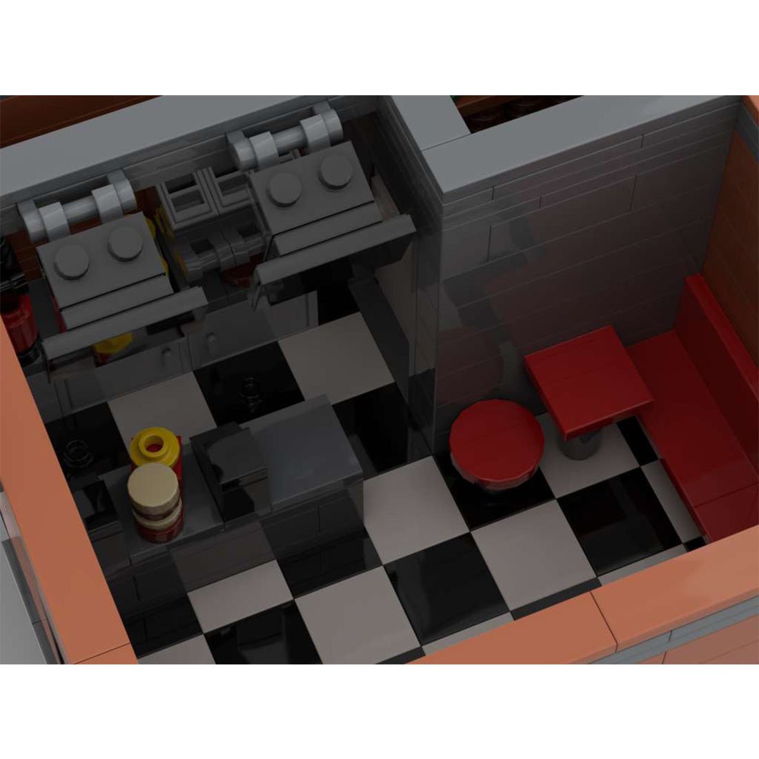 MOC - 160387 Hauptbahnhof "Steinbrück" Klemmbausteine - LesDiy - Klemmbausteine