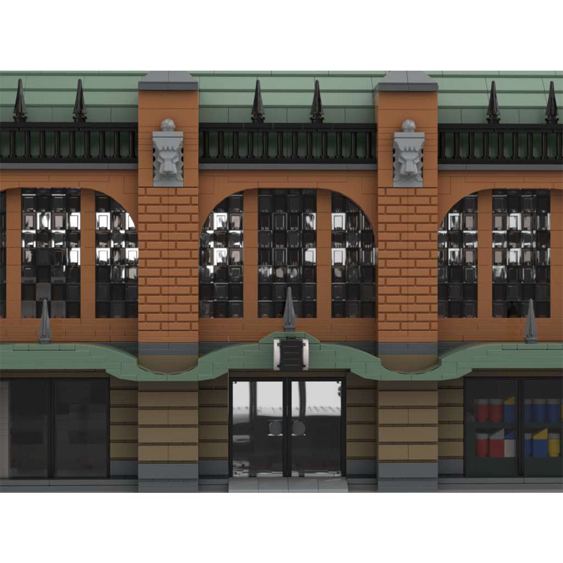 MOC - 160387 Hauptbahnhof "Steinbrück" Klemmbausteine - LesDiy - Klemmbausteine