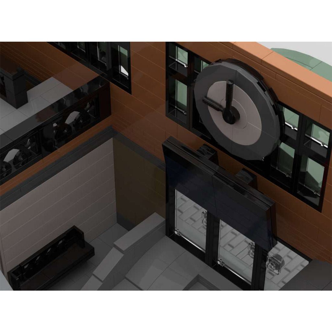 MOC - 160387 Hauptbahnhof "Steinbrück" Klemmbausteine - LesDiy - Klemmbausteine