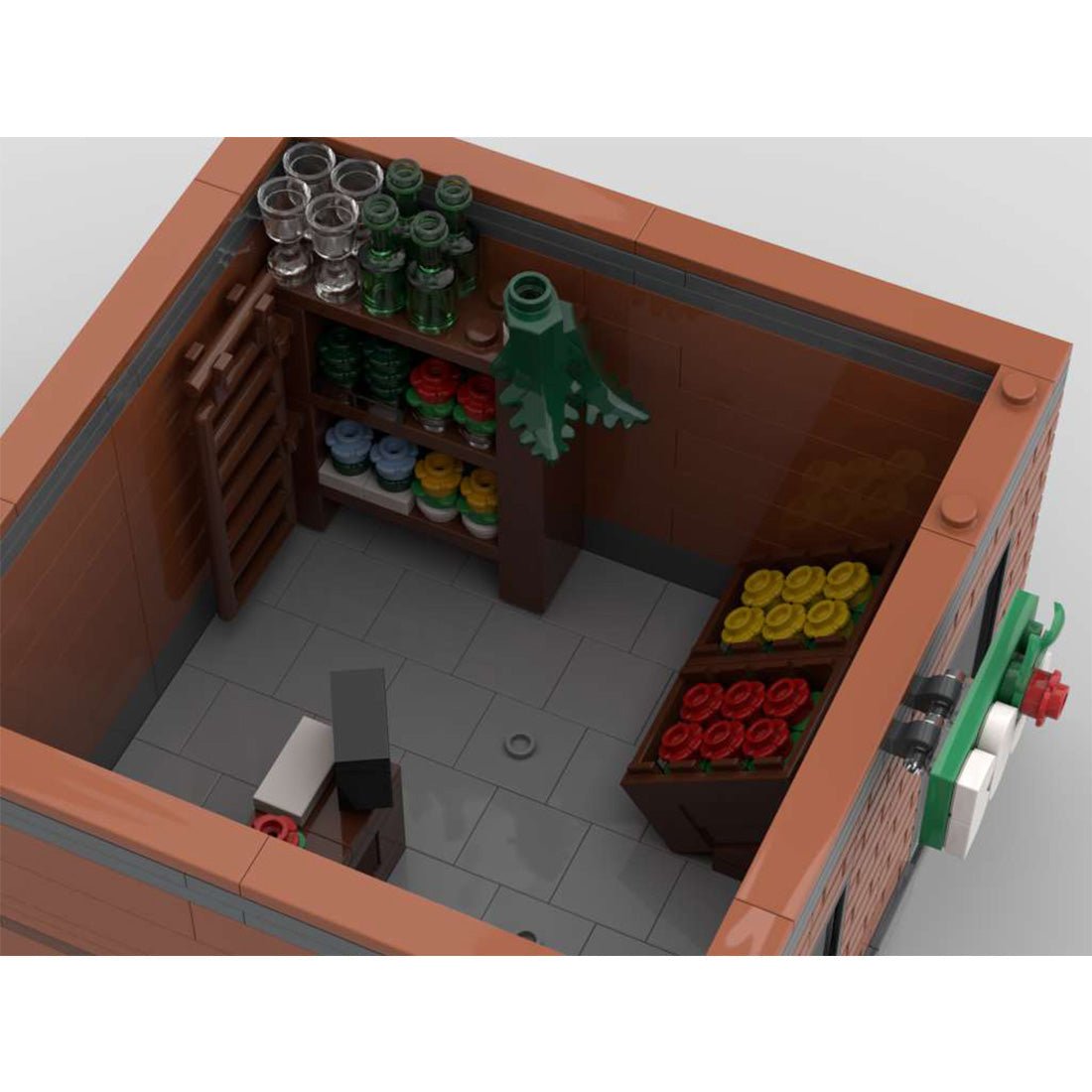 MOC - 160387 Hauptbahnhof "Steinbrück" Klemmbausteine - LesDiy - Klemmbausteine