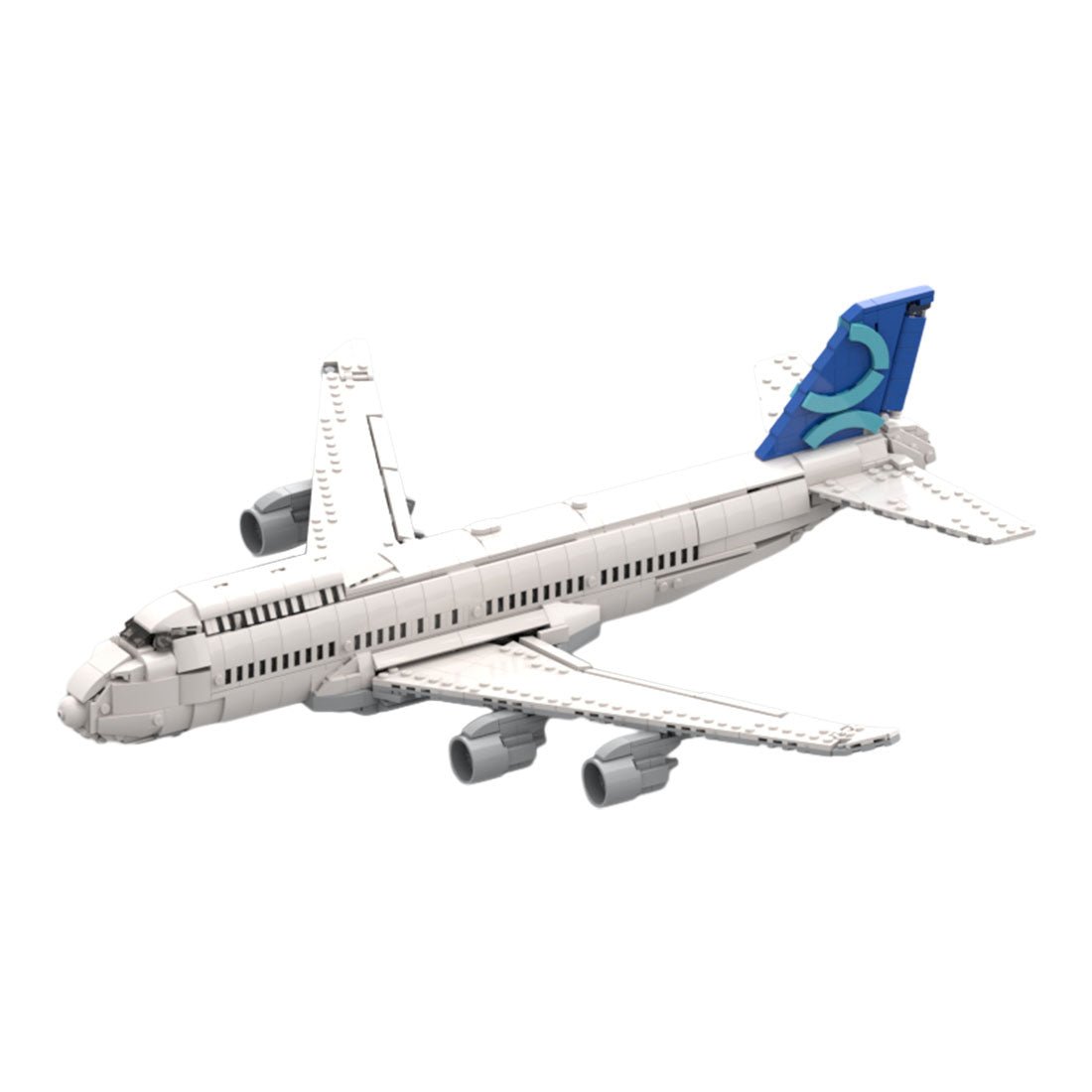 MOC - 160693 Boeing 747 Klemmbausteine - LesDiy - Klemmbausteine