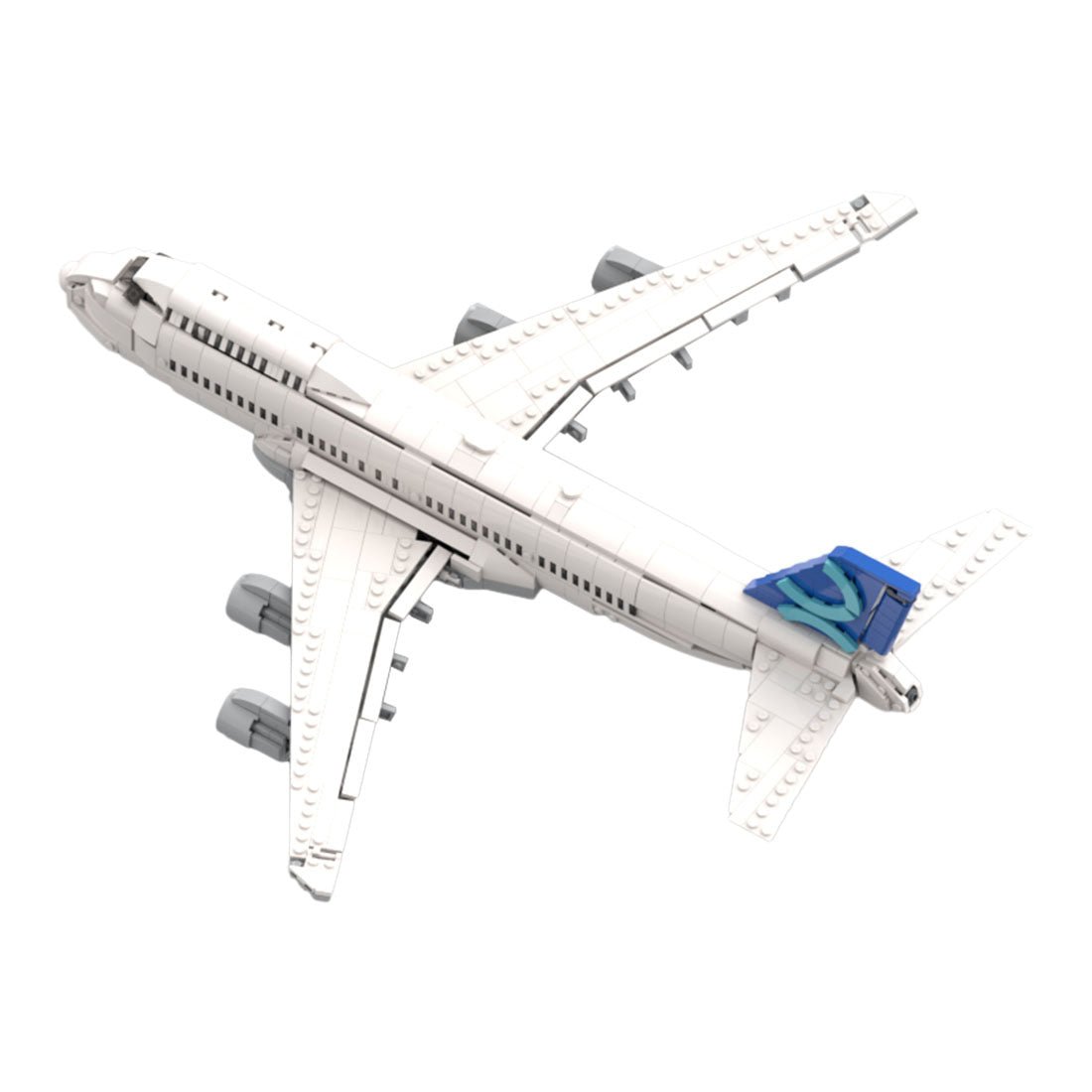 MOC - 160693 Boeing 747 Klemmbausteine - LesDiy - Klemmbausteine