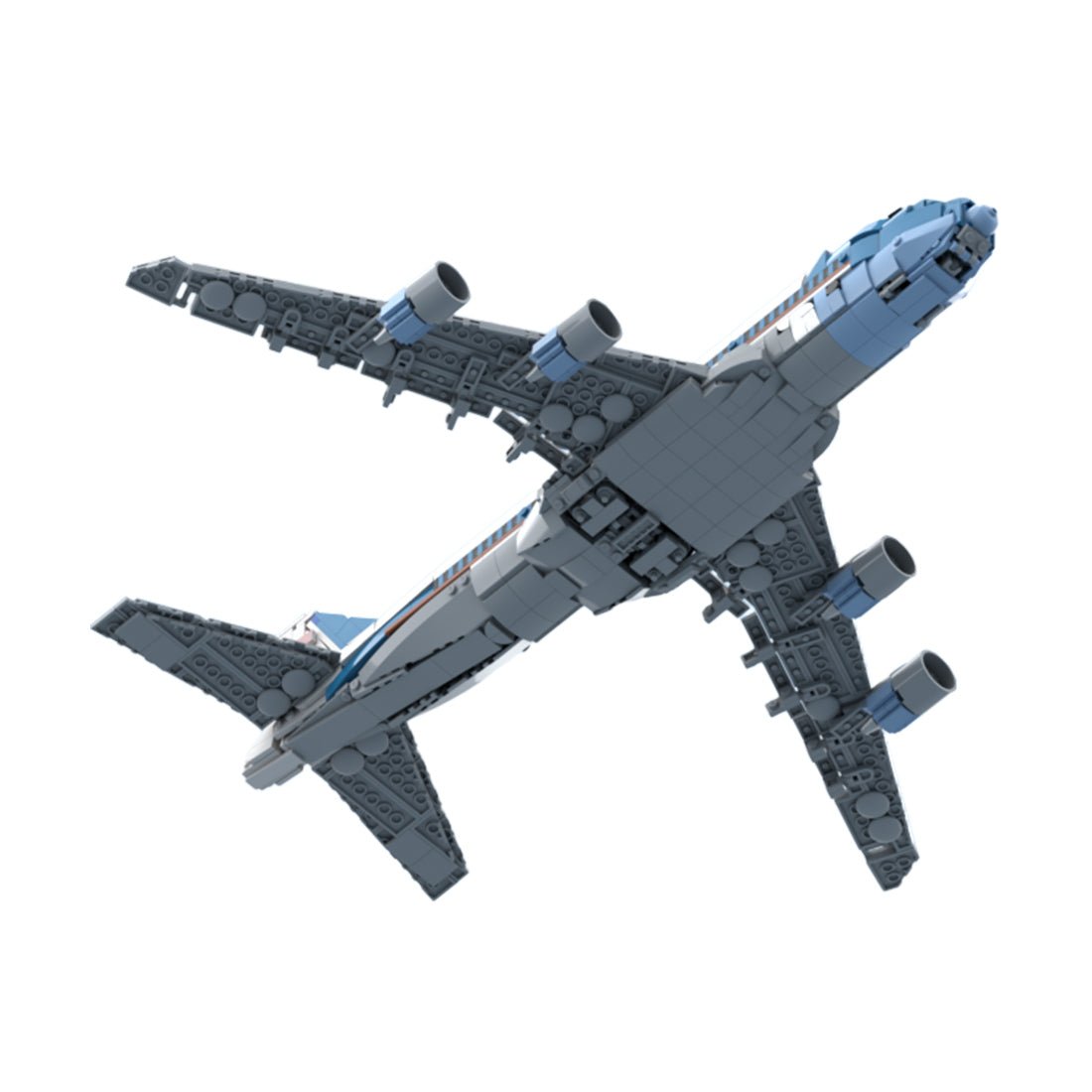 MOC - 160923 Boeing 747 Air Force One Klemmbausteine - LesDiy - Klemmbausteine