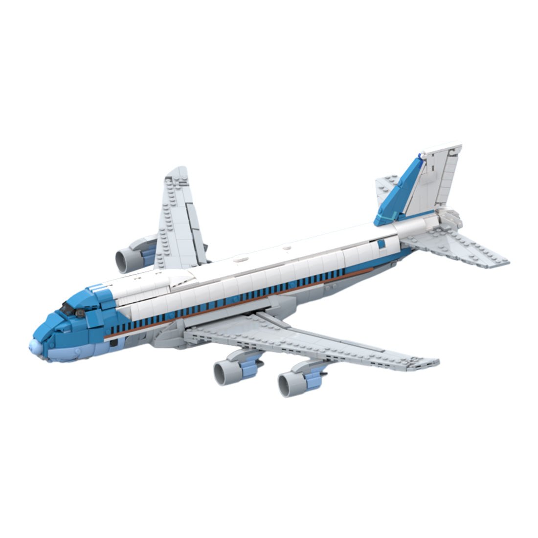 MOC - 160923 Boeing 747 Air Force One Klemmbausteine - LesDiy - Klemmbausteine