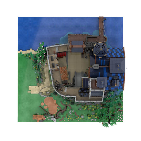 MOC - 161565 Mittelalterliches Falkenkönigschloss Klemmbausteine - LesDiy - Klemmbausteine