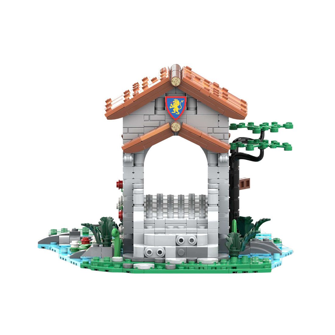 MOC - 161587 Lion Knights' Bridge Klemmbausteine - LesDiy - Klemmbausteine
