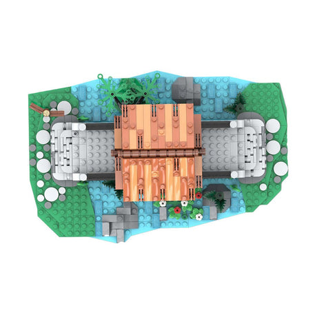 MOC - 161587 Lion Knights' Bridge Klemmbausteine - LesDiy - Klemmbausteine