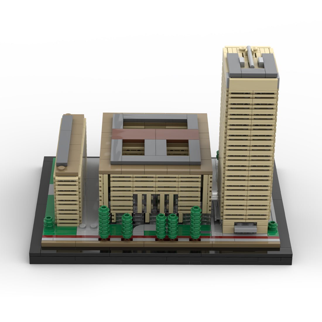 MOC - 161812 Germany Frankfurt IBC Klemmbausteine - LesDiy - Klemmbausteine