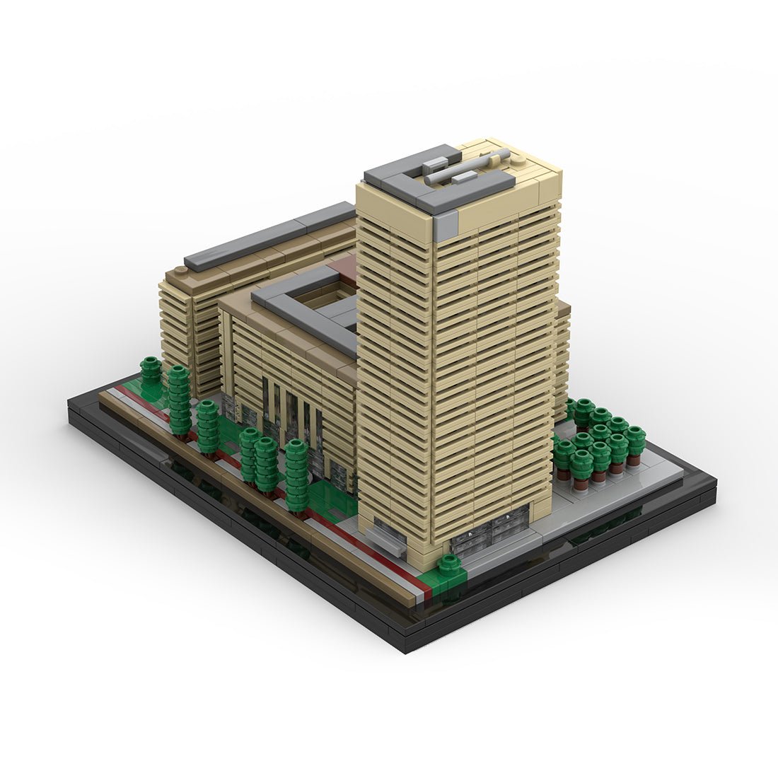 MOC - 161812 Germany Frankfurt IBC Klemmbausteine - LesDiy - Klemmbausteine