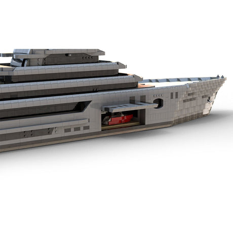 MOC - 162171 Super - Luxus - Großyacht Klemmbausteine - LesDiy - Klemmbausteine