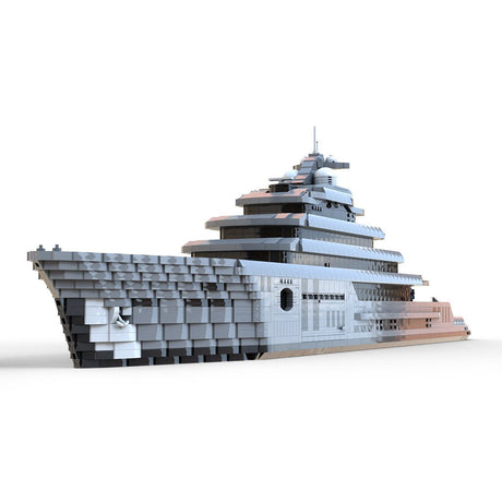 MOC - 162171 Super - Luxus - Großyacht Klemmbausteine - LesDiy - Klemmbausteine