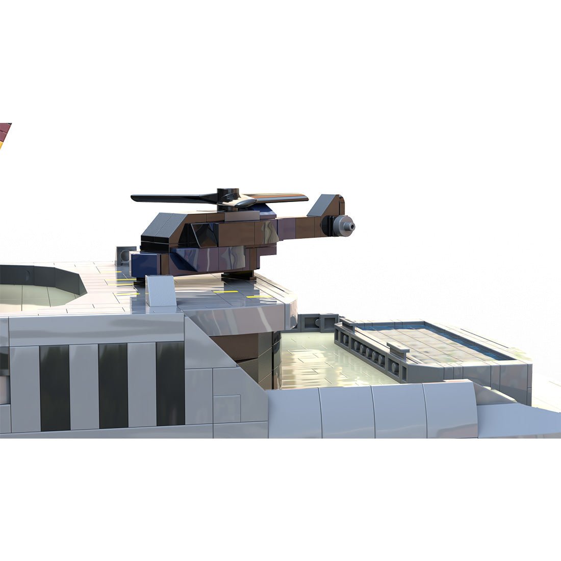 MOC - 162171 Super - Luxus - Großyacht Klemmbausteine - LesDiy - Klemmbausteine