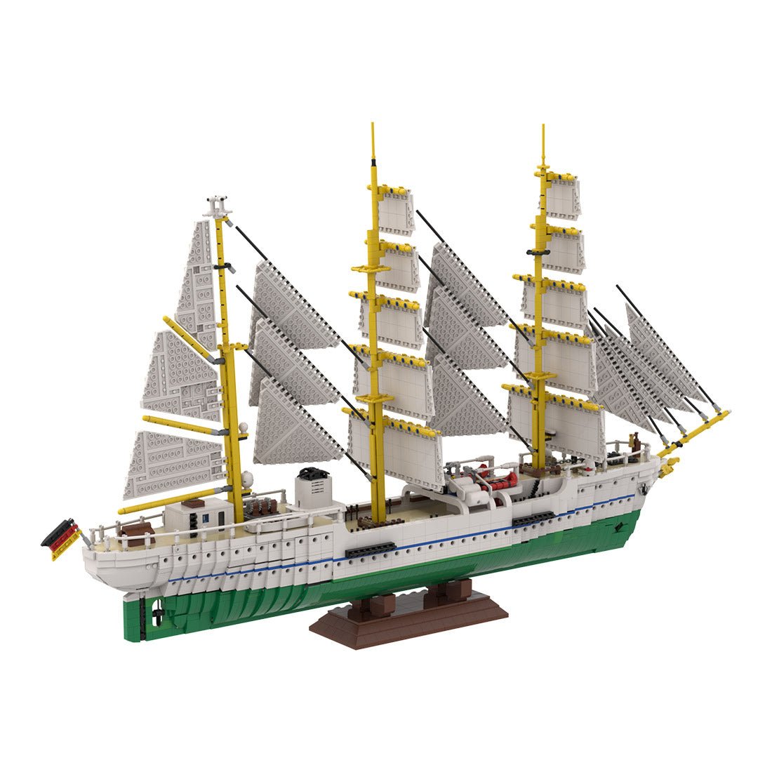 MOC - 162206 Gorch Fock Klemmbausteine - LesDiy - Klemmbausteine