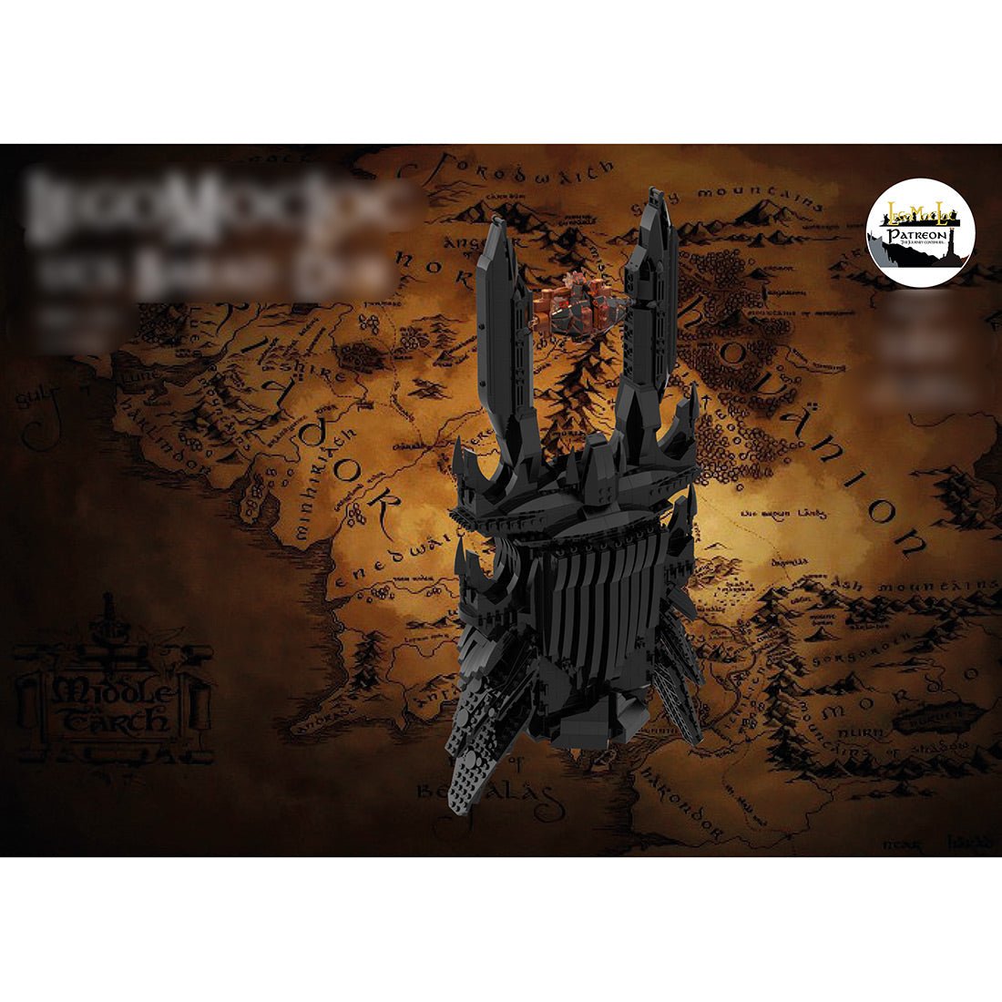 MOC - 162901 UCS Barad - Dur part 6/6 Klemmbausteine - LesDiy - Klemmbausteine